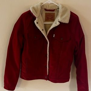 Levi’s corduroy and sherpa jacket